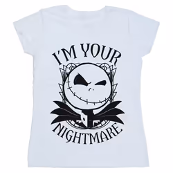 Disney - T-shirt NIGHTMARE BEFORE CHRISTMAS - Femme (Blanc)
