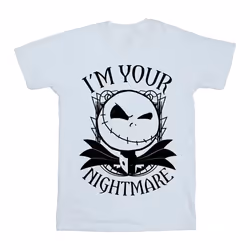 Disney - T-shirt NIGHTMARE BEFORE CHRISTMAS - Femme (Blanc)