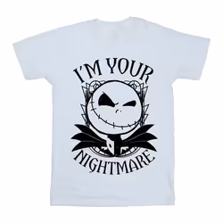 Disney - T-shirt NIGHTMARE BEFORE CHRISTMAS - Femme (Blanc)