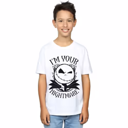 Disney - T-shirt NIGHTMARE BEFORE CHRISTMAS - Garçon (Blanc)
