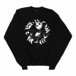 Disney - Sweat NIGHTMARE BEFORE CHRISTMAS - Femme (Noir)