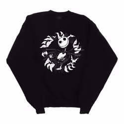 Disney - Sweat NIGHTMARE BEFORE CHRISTMAS - Femme (Noir)
