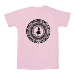 Disney - T-shirt ALICE IN WONDERLAND - Fille (Rose clair)