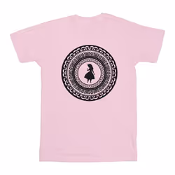 Disney - T-shirt ALICE IN WONDERLAND - Fille (Rose clair)