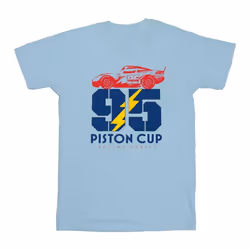 Disney - T-shirt CARS PISTON CUP - Homme (Bleu clair)