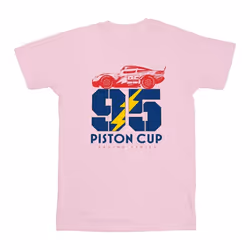 Disney - T-shirt CARS PISTON CUP - Homme (Rose clair)