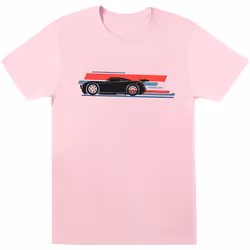 Disney - T-shirt CARS - Garçon (Rose clair)