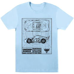 Disney - T-shirt CARS - Garçon (Bleu clair)