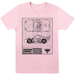 Disney - T-shirt CARS - Garçon (Rose clair)