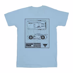 Disney - T-shirt CARS - Garçon (Bleu clair)