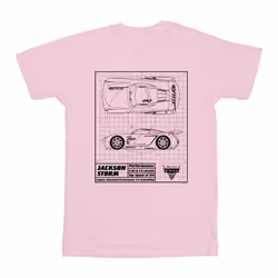 Disney - T-shirt CARS - Garçon (Rose clair)