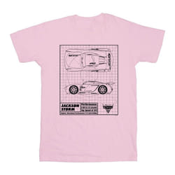 Disney - T-shirt CARS - Garçon (Rose clair)
