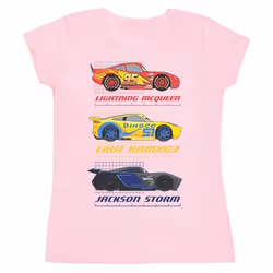 Cars - T-shirt RACER PROFILE - Homme (Rose clair)