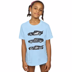 Disney - T-shirt CARS - Fille (Bleu clair)