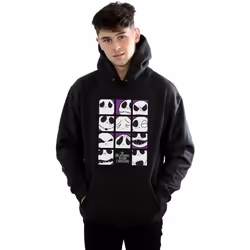 Disney - Sweat à capuche NIGHTMARE BEFORE CHRISTMAS MANY FACES OF JACK - Homme (Noir)