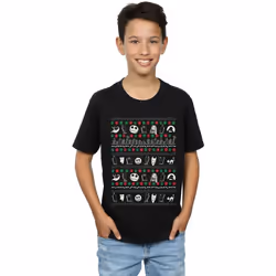 Disney - T-shirt NIGHTMARE BEFORE CHRISTMAS - Garçon (Noir)