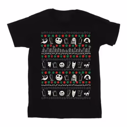 Disney - T-shirt NIGHTMARE BEFORE CHRISTMAS - Fille (Noir)