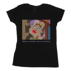 Disney - T-shirt BEAUTY AND THE BEAST - Femme (Noir)