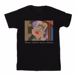 Disney - T-shirt BEAUTY AND THE BEAST - Femme (Noir)