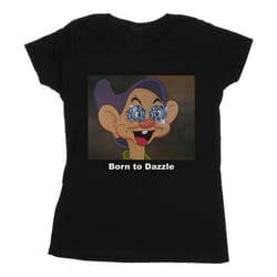 Disney - T-shirt BORN TO DAZZLE - Femme (Noir)