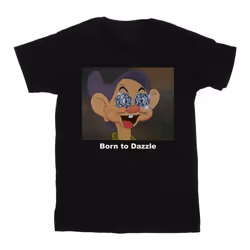 Disney - T-shirt BORN TO DAZZLE - Femme (Noir)