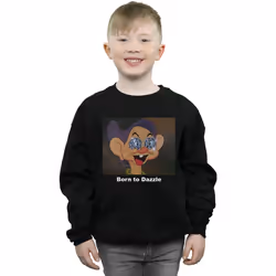 Disney - Sweat BORN TO DAZZLE - Garçon (Noir)