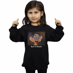 Disney - Sweat BORN TO DAZZLE - Fille (Noir)