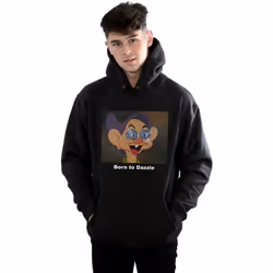 Disney - Sweat à capuche BORN TO DAZZLE - Homme (Noir)