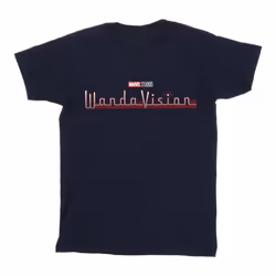 Marvel - T-shirt WANDAVISION - Femme (Bleu marine)