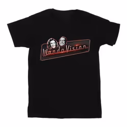 Marvel - T-shirt WANDAVISION - Homme (Noir)
