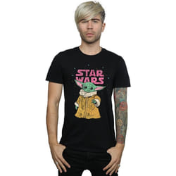 Star Wars - T-shirt THE MANDALORIAN THE CHILD - Homme (Noir)