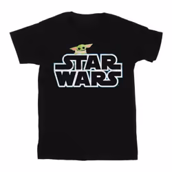 Star Wars - T-shirt THE MANDALORIAN THE CHILD - Fille (Noir)