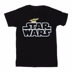 Star Wars - T-shirt THE MANDALORIAN THE CHILD - Fille (Noir)