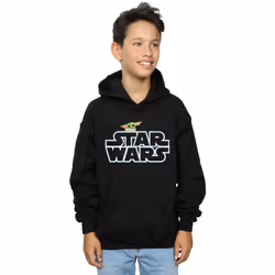 Star Wars - Sweat à capuche THE MANDALORIAN THE CHILD - Garçon (Noir)