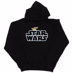 Star Wars - Sweat à capuche THE MANDALORIAN THE CHILD - Fille (Noir)