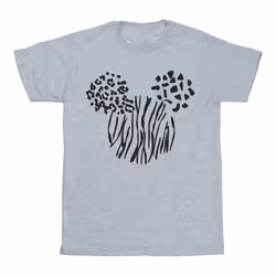 Disney - T-shirt - Fille (Gris chiné)