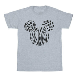 Disney - T-shirt - Fille (Gris chiné)