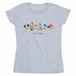 Disney - T-shirt MICKEY MOUSE AND FRIENDS - Femme (Gris chiné)