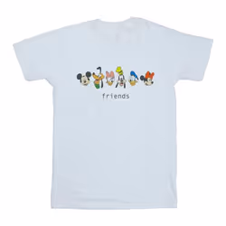 Disney - T-shirt MICKEY MOUSE AND FRIENDS - Femme (Blanc)