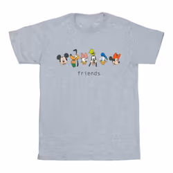 Disney - T-shirt MICKEY MOUSE AND FRIENDS - Garçon (Gris chiné)
