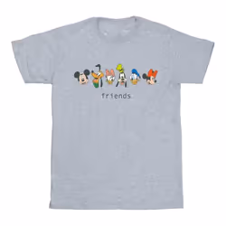Disney - T-shirt MICKEY MOUSE AND FRIENDS - Garçon (Gris chiné)