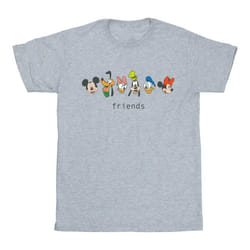 Disney - T-shirt MICKEY MOUSE AND FRIENDS - Garçon (Gris chiné)