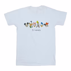 Disney - T-shirt MICKEY MOUSE AND FRIENDS - Garçon (Blanc)