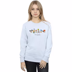 Disney - Sweat MICKEY MOUSE AND FRIENDS - Femme (Gris chiné)