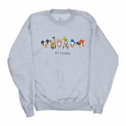 Disney - Sweat MICKEY MOUSE AND FRIENDS - Garçon (Gris chiné)