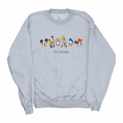 Disney - Sweat MICKEY MOUSE AND FRIENDS - Garçon (Gris chiné)