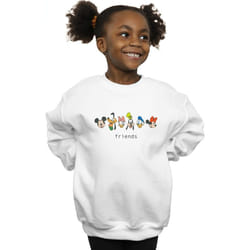 Disney - Sweat MICKEY MOUSE AND FRIENDS - Fille (Blanc)