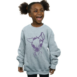 Disney - Sweat MOOD - Fille (Gris chiné)