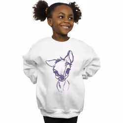 Disney - Sweat MOOD - Fille (Blanc)