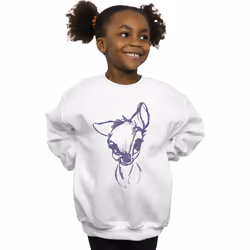 Disney - Sweat MOOD - Fille (Blanc)